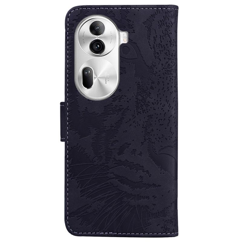 Etui Folio Oppo Reno 11 Pro 5g Ślad Tygrysa Etui Ochronne