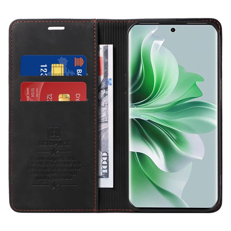 Flip Kotelot Oppo Reno 11 Pro 5g Ochrona Rfid Betopnice Etui Ochronne