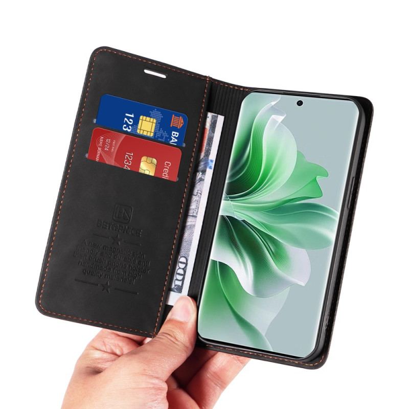 Flip Kotelot Oppo Reno 11 Pro 5g Ochrona Rfid Betopnice Etui Ochronne