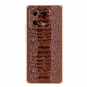 Etui do Xiaomi 13 Pro Skóra Naturalna W Stylu Krokodyla