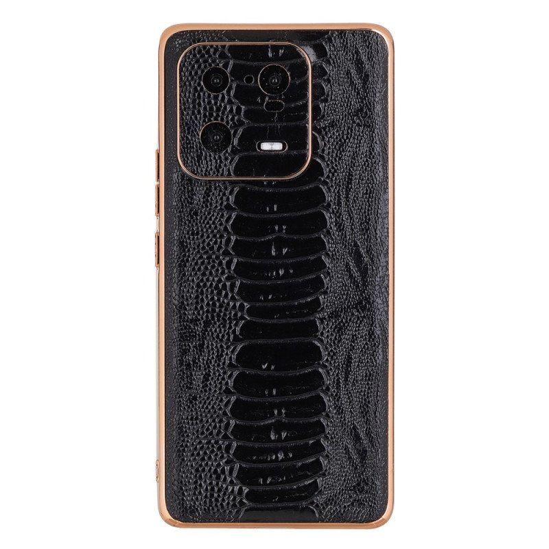 Etui do Xiaomi 13 Pro Skóra Naturalna W Stylu Krokodyla