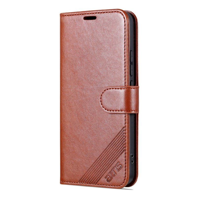 Etui Folio do Xiaomi 13 Pro Efekt Skóry Azns