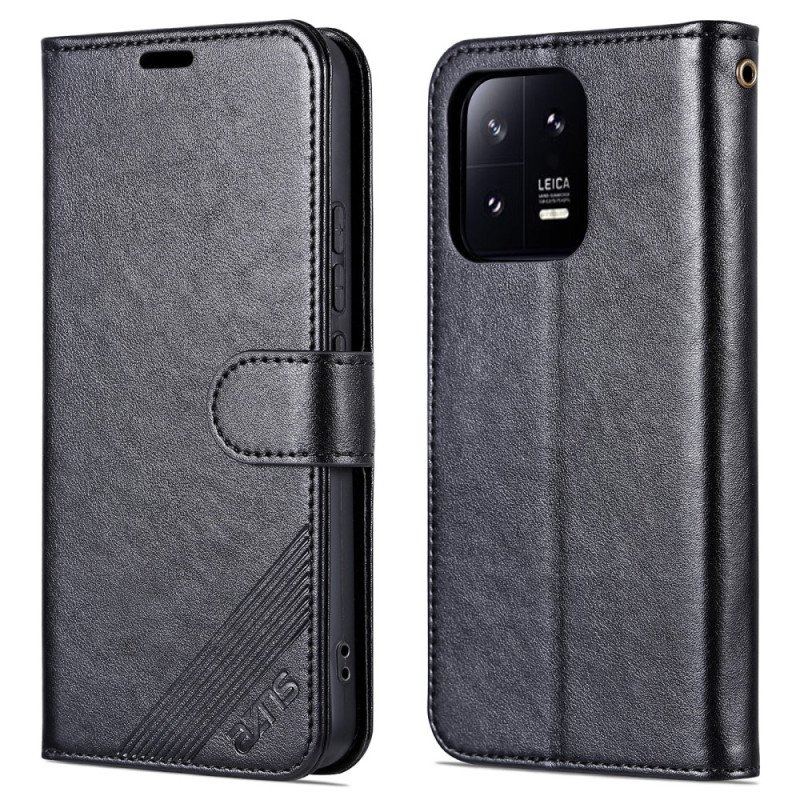 Etui Folio do Xiaomi 13 Pro Efekt Skóry Azns