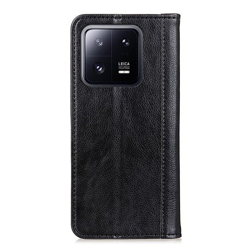 Etui Na Telefon do Xiaomi 13 Pro Etui Folio Kolorowa Wersja Skóry Dwoinowej