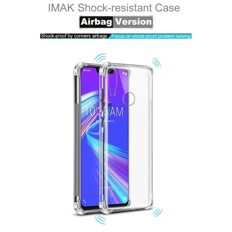 Asus Zenfone Max M2 - Przezroczyste Etui Class Protect + Folia Ochronna