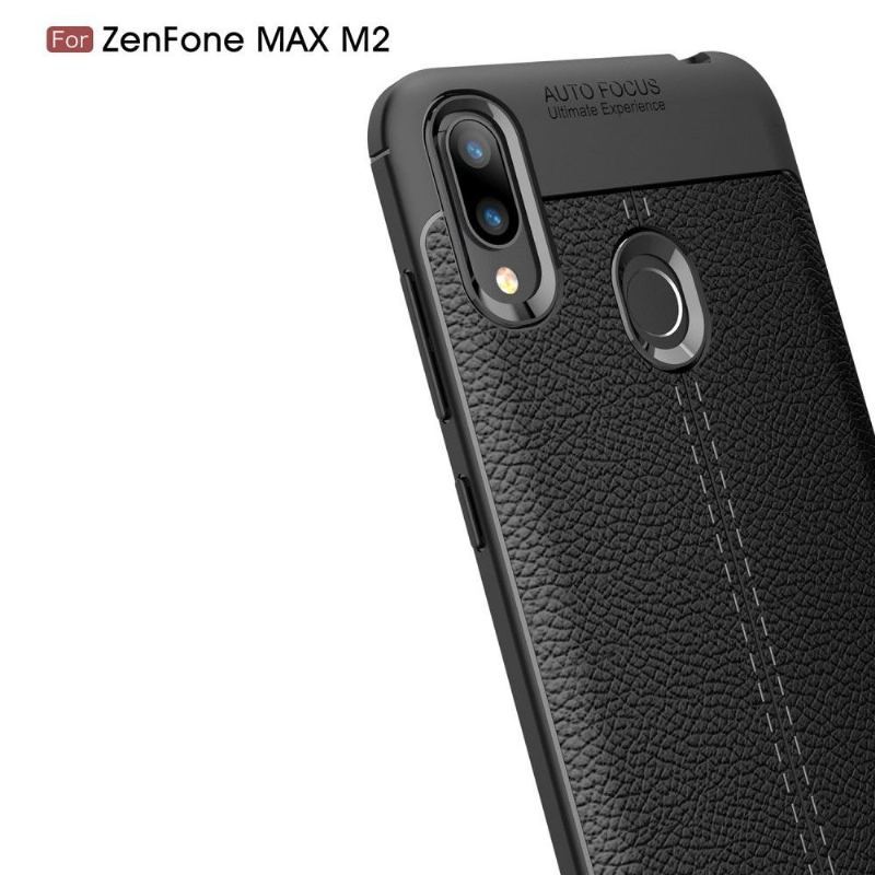 Etui do Asus Zenfone Max M2 Żel Wykończeniowy Ze Sztucznej Skóry