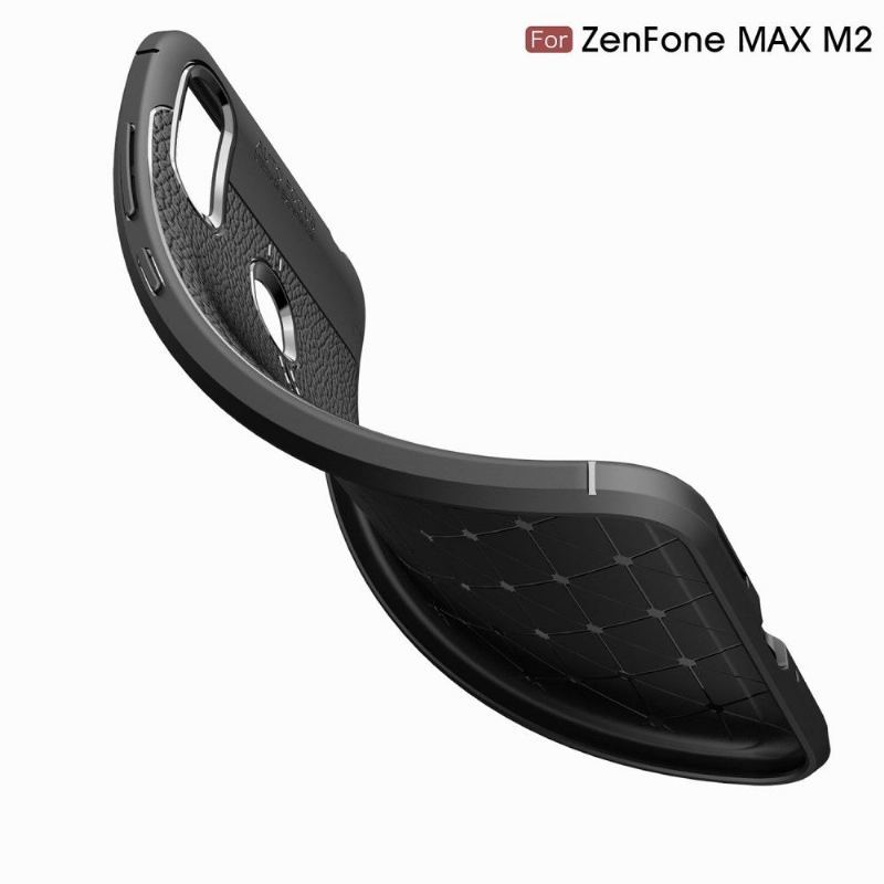 Etui do Asus Zenfone Max M2 Żel Wykończeniowy Ze Sztucznej Skóry