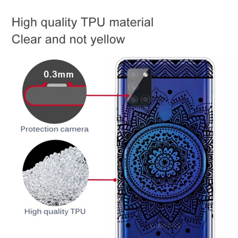 Etui do Samsung Galaxy A21s Biznes Mandala Lace