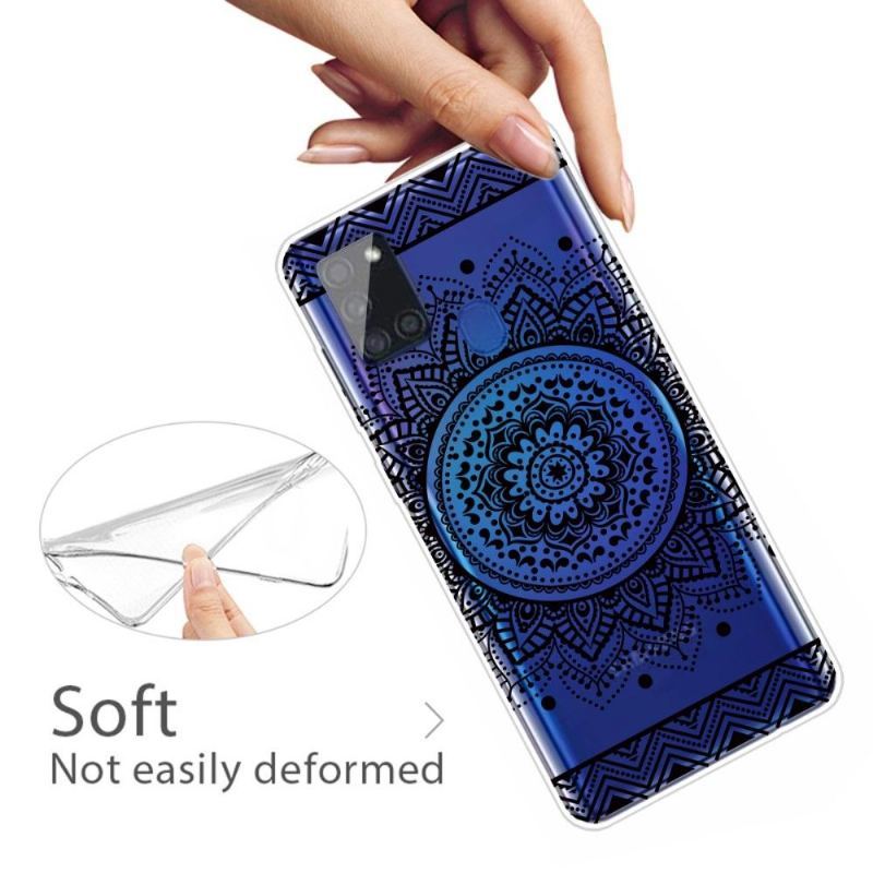 Etui do Samsung Galaxy A21s Biznes Mandala Lace