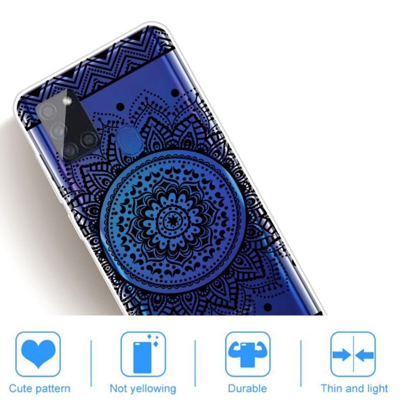 Etui do Samsung Galaxy A21s Biznes Mandala Lace