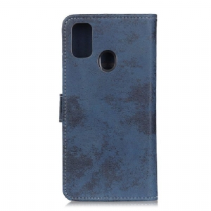 Etui do Samsung Galaxy A21s Cyrius Faux Leather Vintage