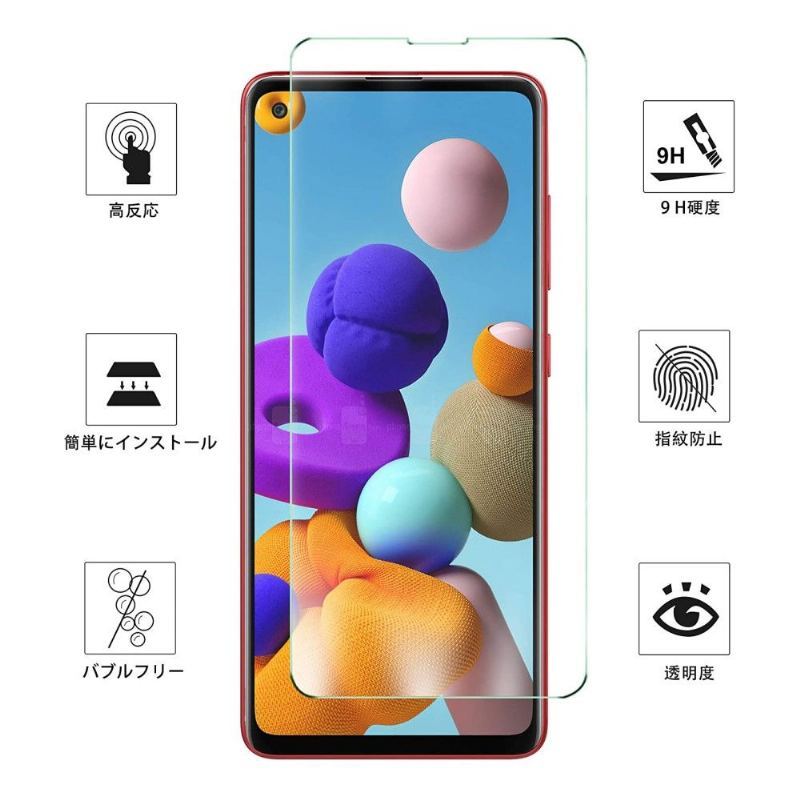 Etui do Samsung Galaxy A21s + Folia Ochronna Ze Szkła Hartowanego