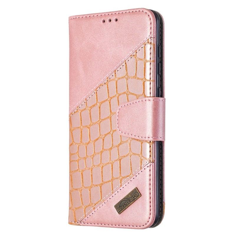 Etui Folio do Samsung Galaxy A21s Classic Croc Aspect Efekt Skóry