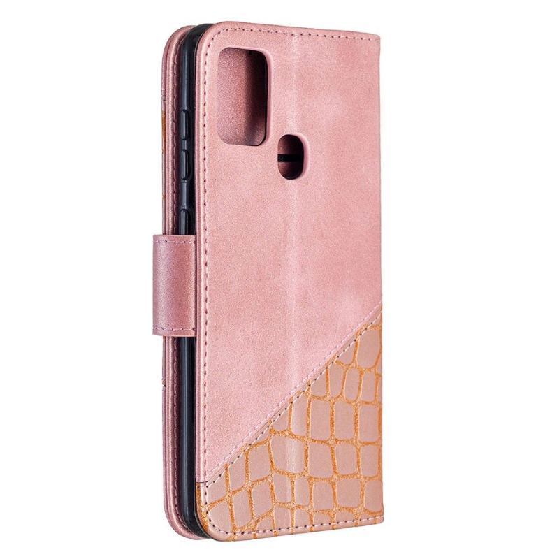 Etui Folio do Samsung Galaxy A21s Classic Croc Aspect Efekt Skóry