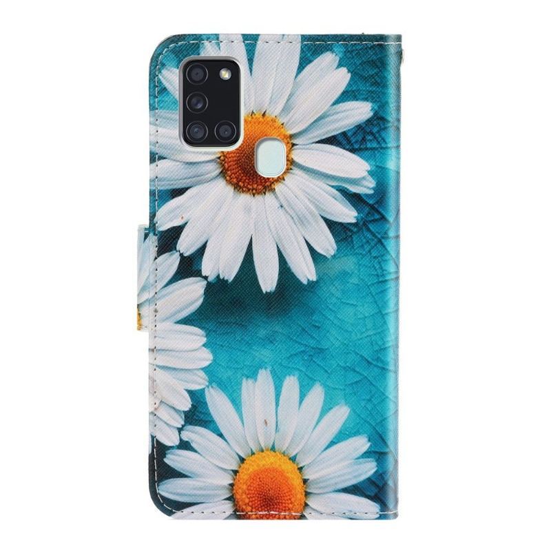 Etui Folio do Samsung Galaxy A21s Marguerite