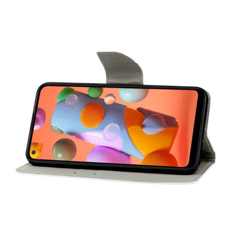 Etui Folio do Samsung Galaxy A21s Obrzeża Kaleidoscope Mandala