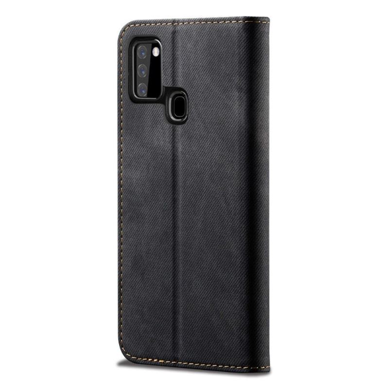 Etui Folio do Samsung Galaxy A21s Stylowe Dżinsy La Giulia