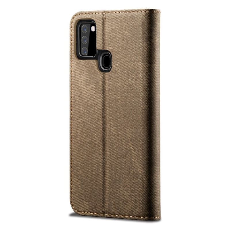 Etui Folio do Samsung Galaxy A21s Stylowe Dżinsy La Giulia