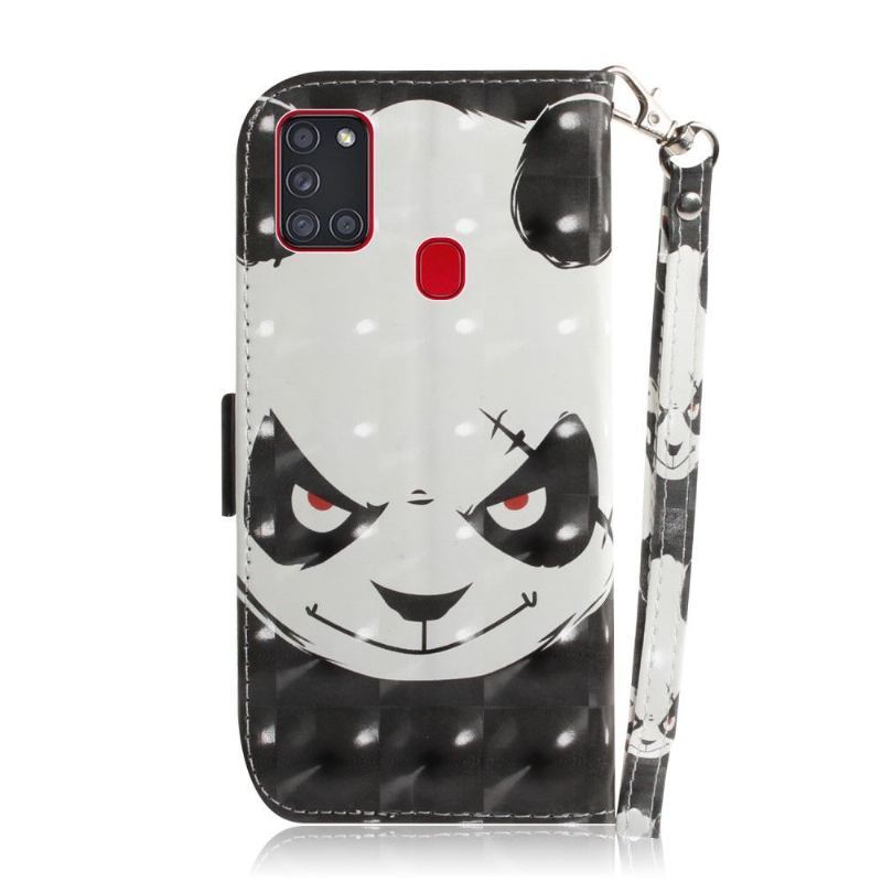 Etui Folio do Samsung Galaxy A21s Zła Panda