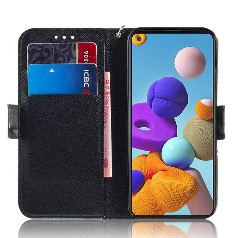 Etui Folio do Samsung Galaxy A21s Zła Panda