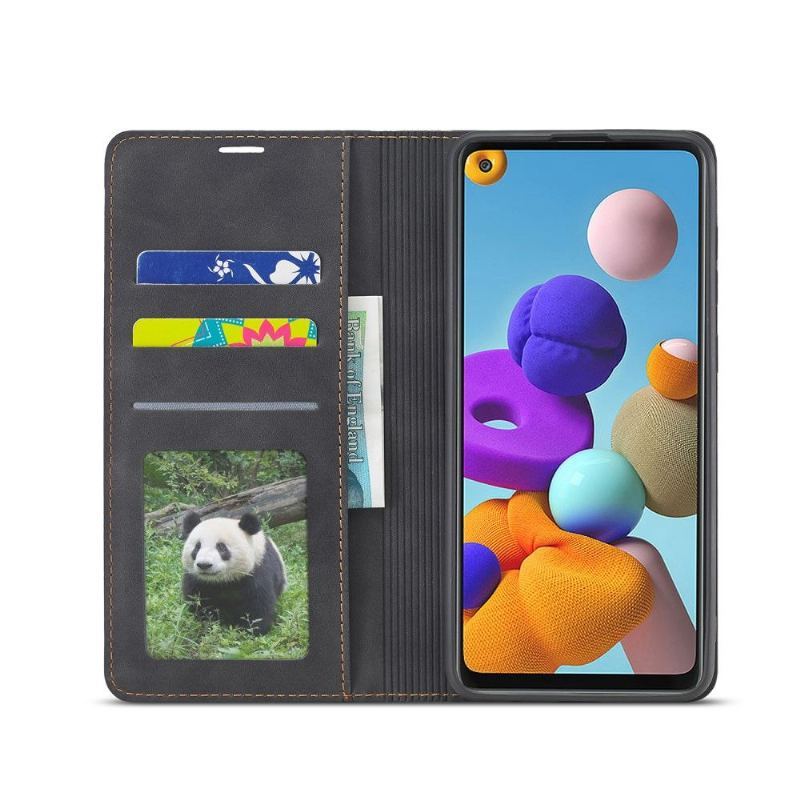 Obudowa Etui Na Telefon do Samsung Galaxy A21s Fantasy Series Sztuczna Skóra