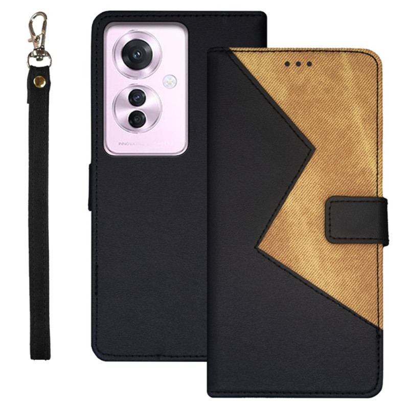 Etui Folio Oppo Reno 11f 5g Dwukolorowy Idewei Etui Ochronne