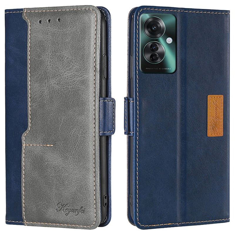 Etui Folio Oppo Reno 11f 5g Dwukolorowy Projekt Etui Ochronne