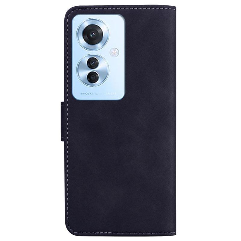 Etui Folio Oppo Reno 11f 5g Nadruk Motyla