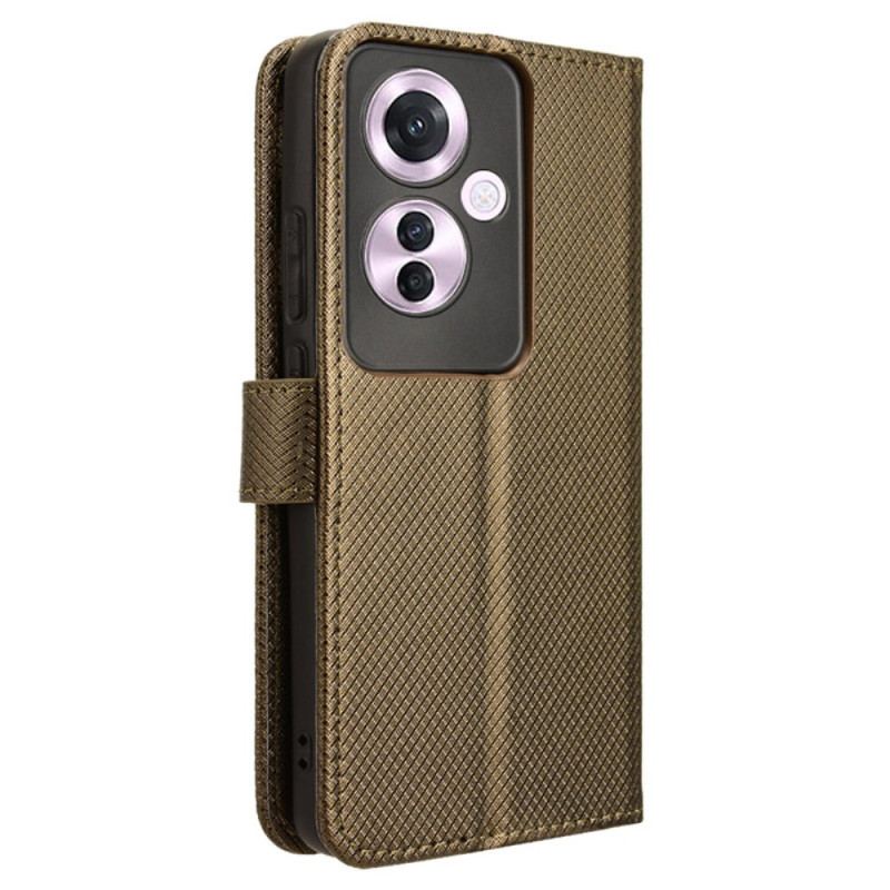 Etui Folio Oppo Reno 11f 5g Pasek W Kropki