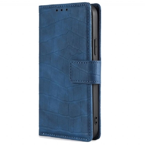 Etui Folio Oppo Reno 11f 5g Tekstura Krokodyla Etui Ochronne