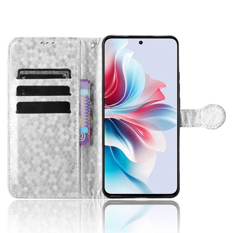 Pokrowce Oppo Reno 11f 5g Smycz W Błyszczące Kropki