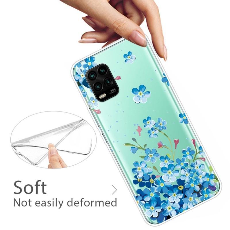 Etui do Xiaomi Mi 10 Lite Anti-fall Limonkowy Kwiat