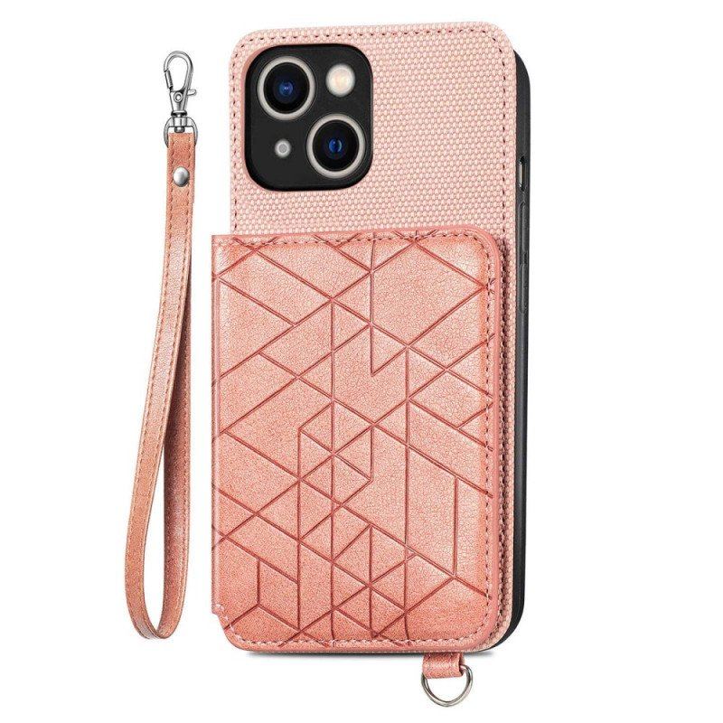 Etui do iPhone 14 Plus Etui Na Karty Ze Sztucznej Skóry