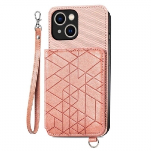 Etui do iPhone 14 Plus Etui Na Karty Ze Sztucznej Skóry