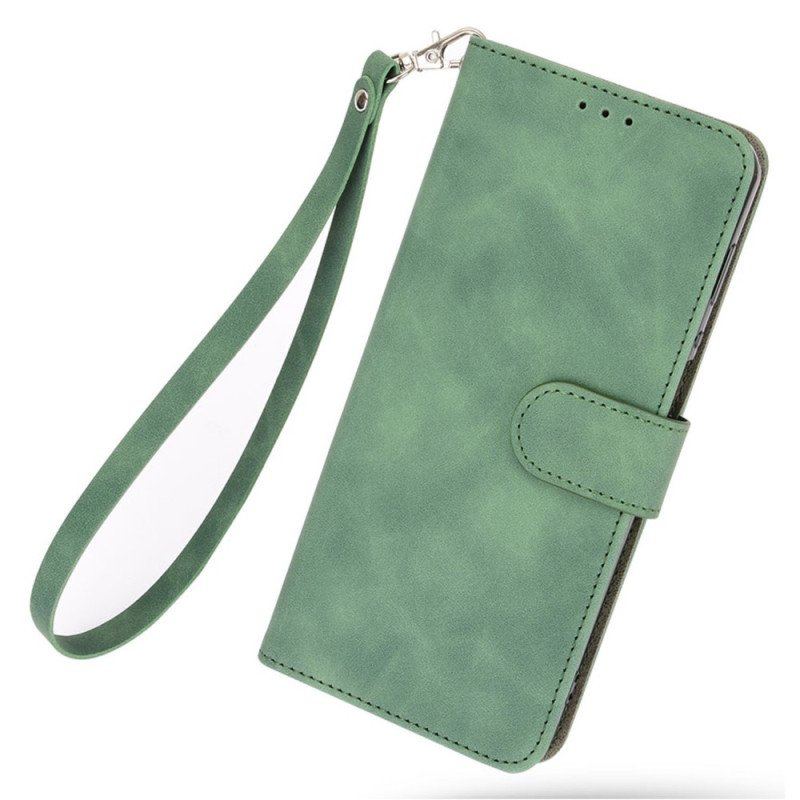 Etui Folio do iPhone 14 Plus Dotyk Skóry