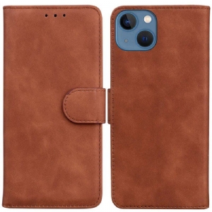 Etui Folio do iPhone 14 Plus Stylowa Skórzana Moda