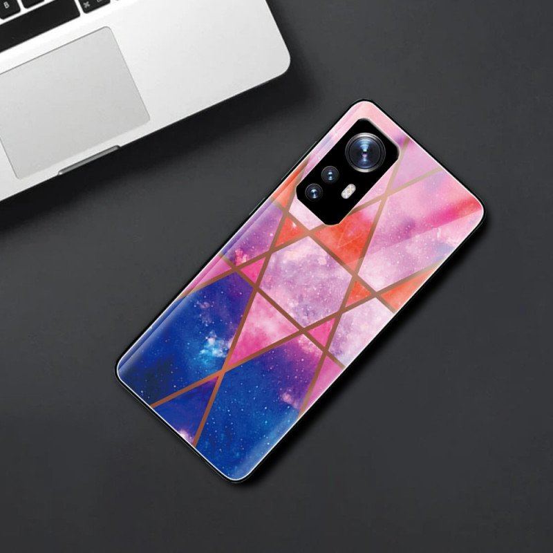 Etui do Xiaomi 12 / 12X Marmurowe Szkło Hartowane