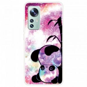 Etui do Xiaomi 12 / 12X Panda I Bambus