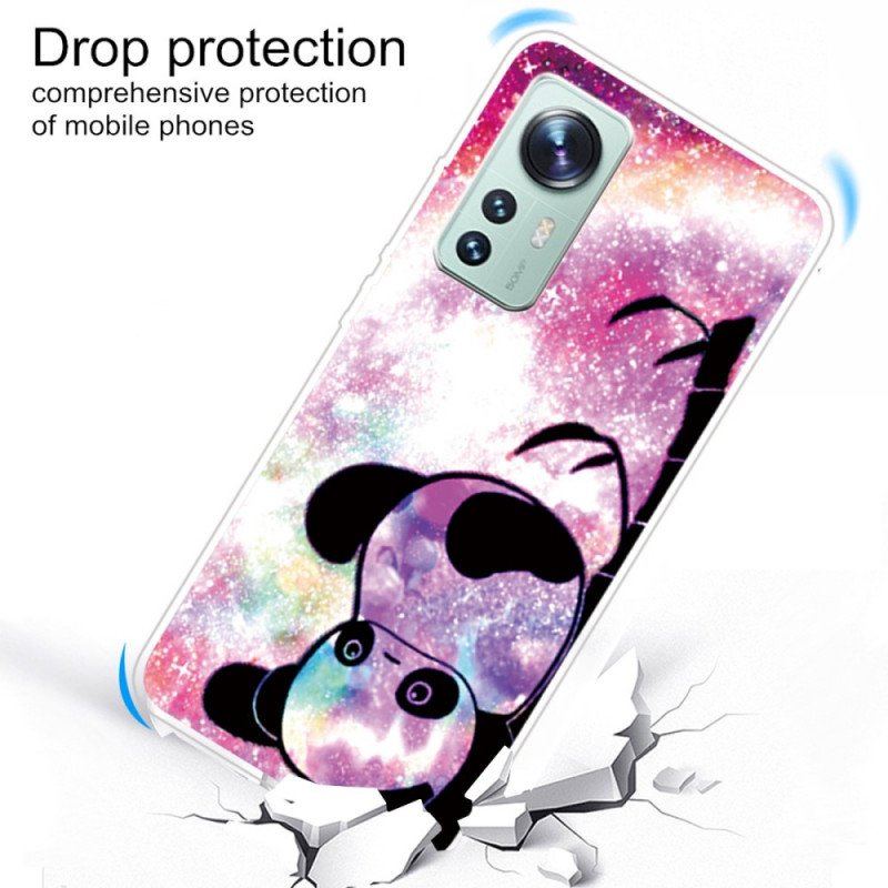 Etui do Xiaomi 12 / 12X Panda I Bambus