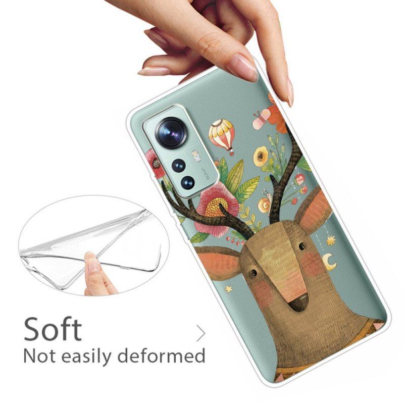 Etui do Xiaomi 12 / 12X Plemienny Jeleń