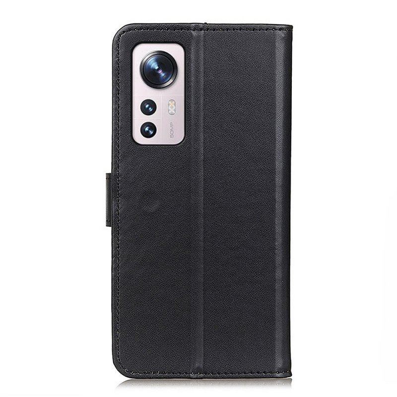 Etui Folio do Xiaomi 12 / 12X Zwykła Sztuczna Skóra