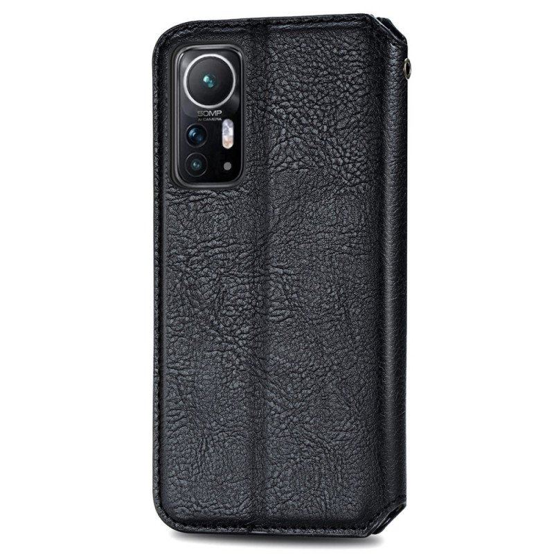 Etui Na Telefon do Xiaomi 12 / 12X Etui Folio Diamentowa Tekstura