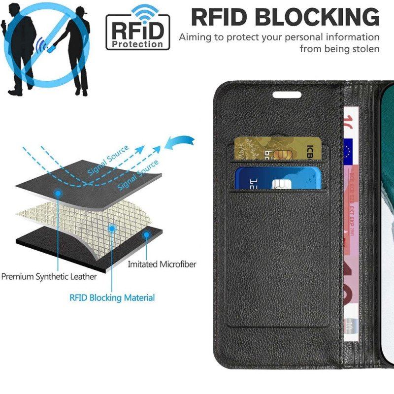 Etui Na Telefon do Xiaomi 12 / 12X Etui Folio Diamenty Rfid