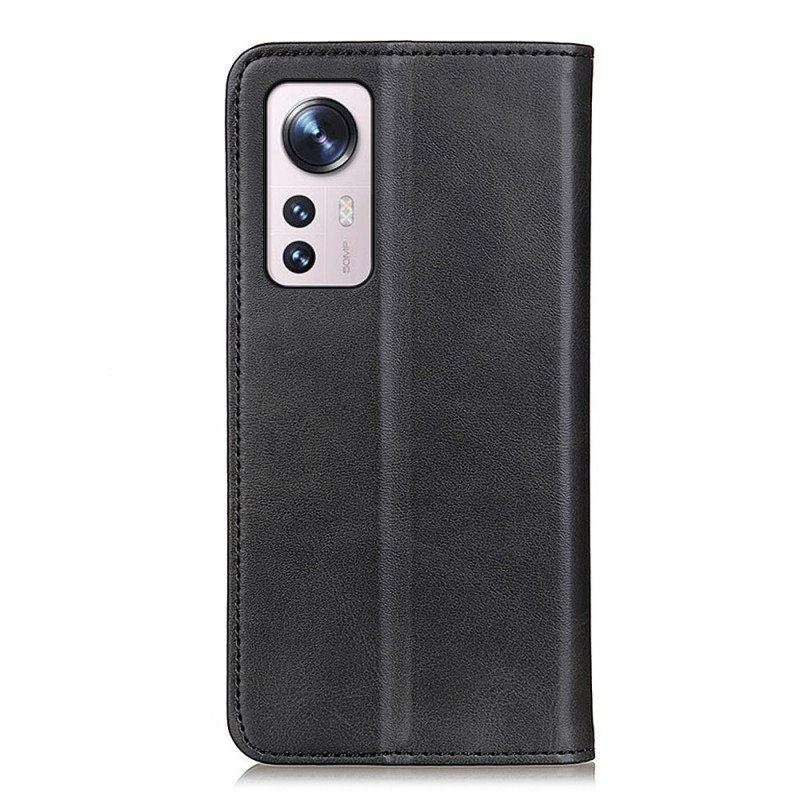 Etui Na Telefon do Xiaomi 12 / 12X Etui Folio Elegancka Dwoina Skórzana