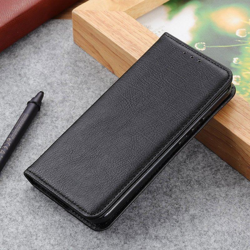 Etui Na Telefon do Xiaomi 12 / 12X Etui Folio Liczi Split Skórzana Tekstura