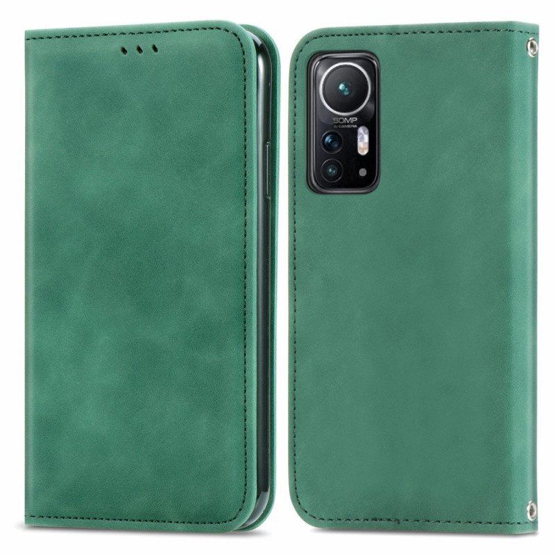 Etui Na Telefon do Xiaomi 12 / 12X Etui Folio Odczucie Skóry