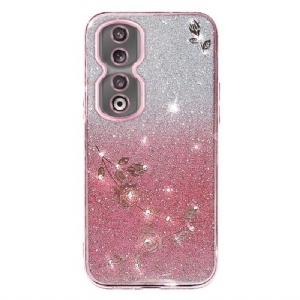 Etui do Honor 90 Pro Brokat W Kolorze Gradientowym