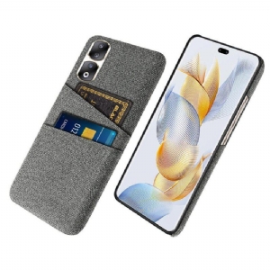 Etui do Honor 90 Pro Materiałowe Etui Na Karty