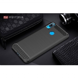 Etui do Huawei Y7 2019 Anti-fall Carbon Brushed Gel