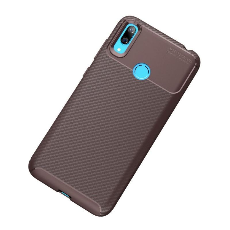 Etui do Huawei Y7 2019 Classic Brown Karbon Classy